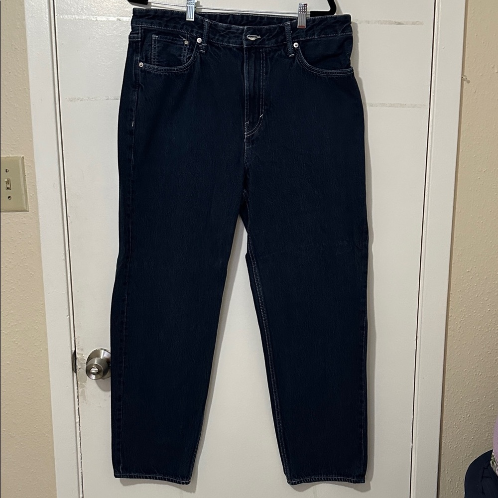 H&M Men's Dark Blue Straight Jeans